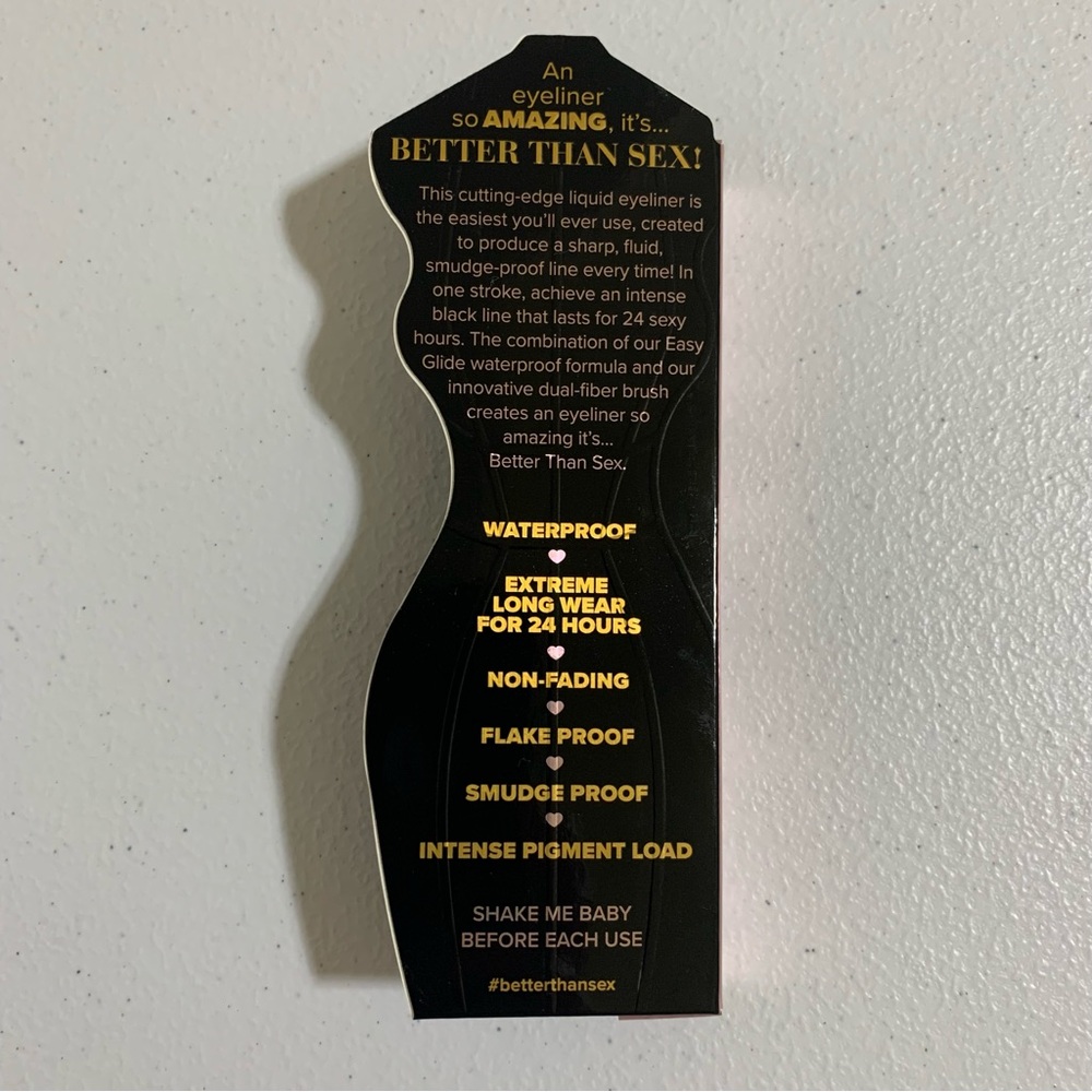 Too Faced Better Than Sex Easy Glide Waterproof Liquid Eyeliner-NIB - Picture 4 of 8